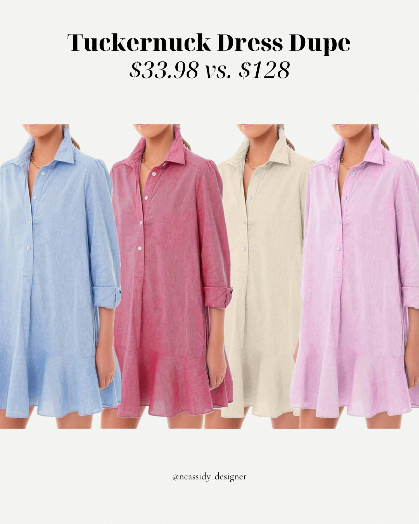 The Chambray Callahan Shirt Dress Tuckernuck dupe from Amazon

#LTKSeasonal #LTKfindsunder50
