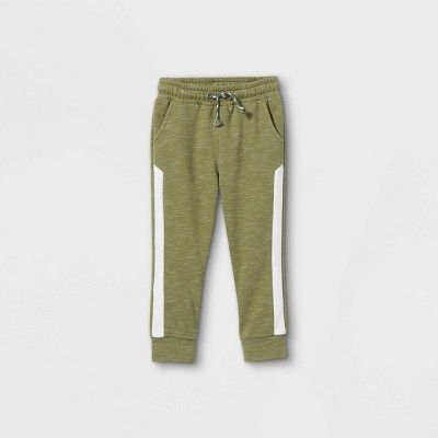 Toddler Boys' Athletic Striped Knit Pull-On Jogger Pants - Cat & Jack™ | Target