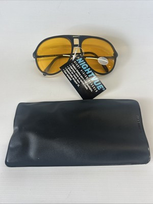 Original AmberVue Aviator Style Nightvue Glasses ONLY ~ Night Driving ~ Vintage | eBay US