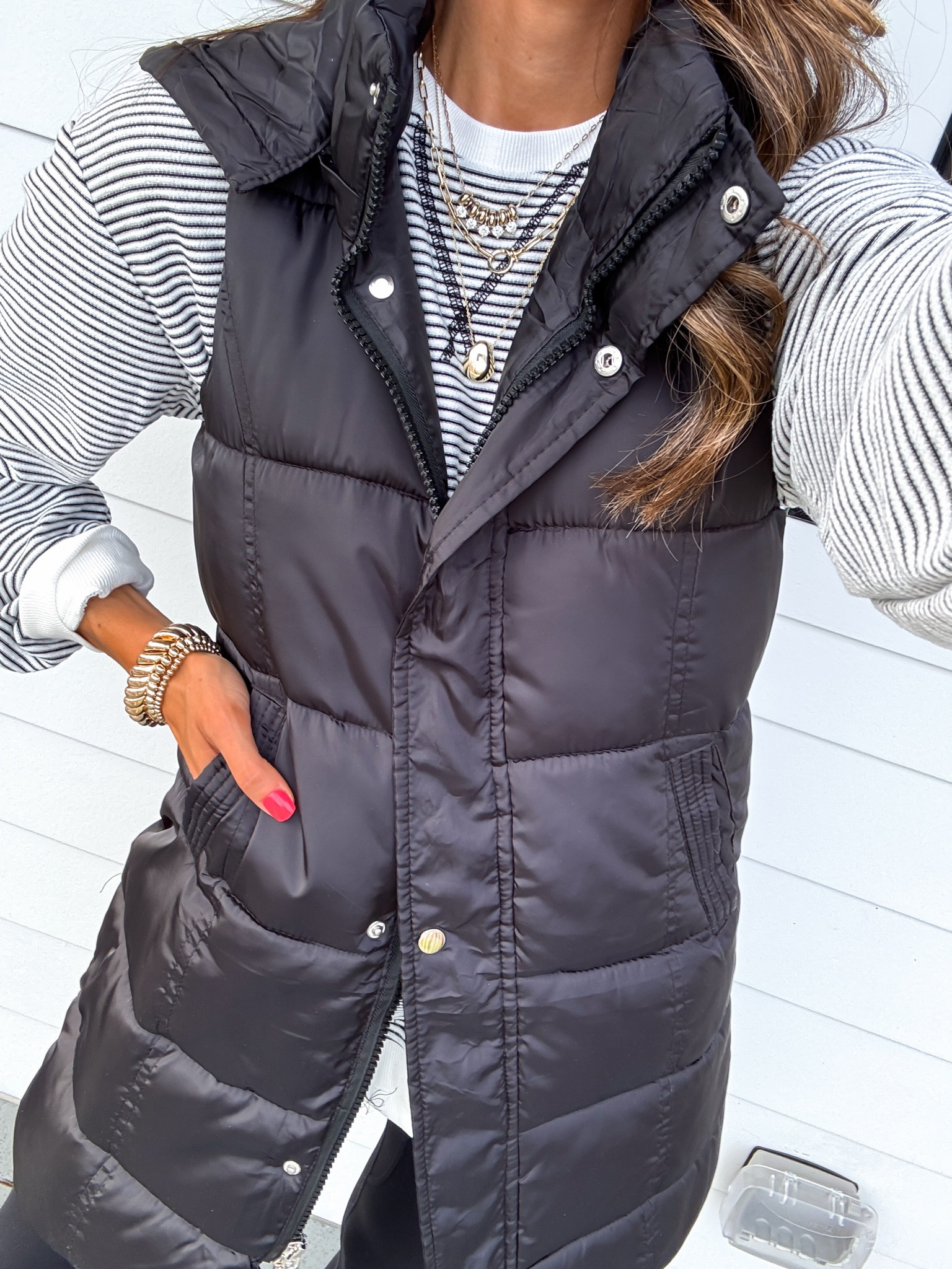 Wearing small pullover and xsmall vest 

#LTKFindsUnder50 #LTKSeasonal #LTKFindsUnder100