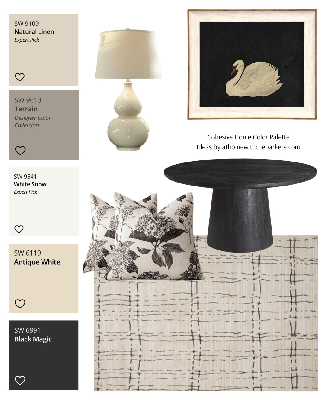 DIY home decorating, neutral color palette with black accents 

 #LTKHome