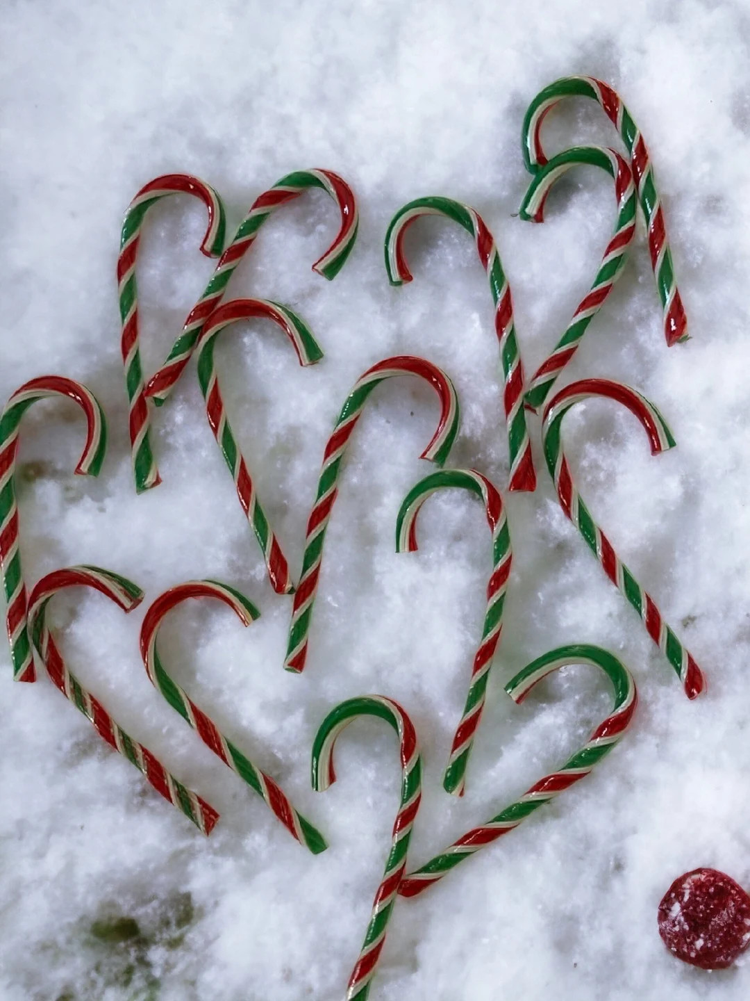 Tiny 2 inch " Trimming The Tree " Candy Canes!! 96 COE | Etsy (US)