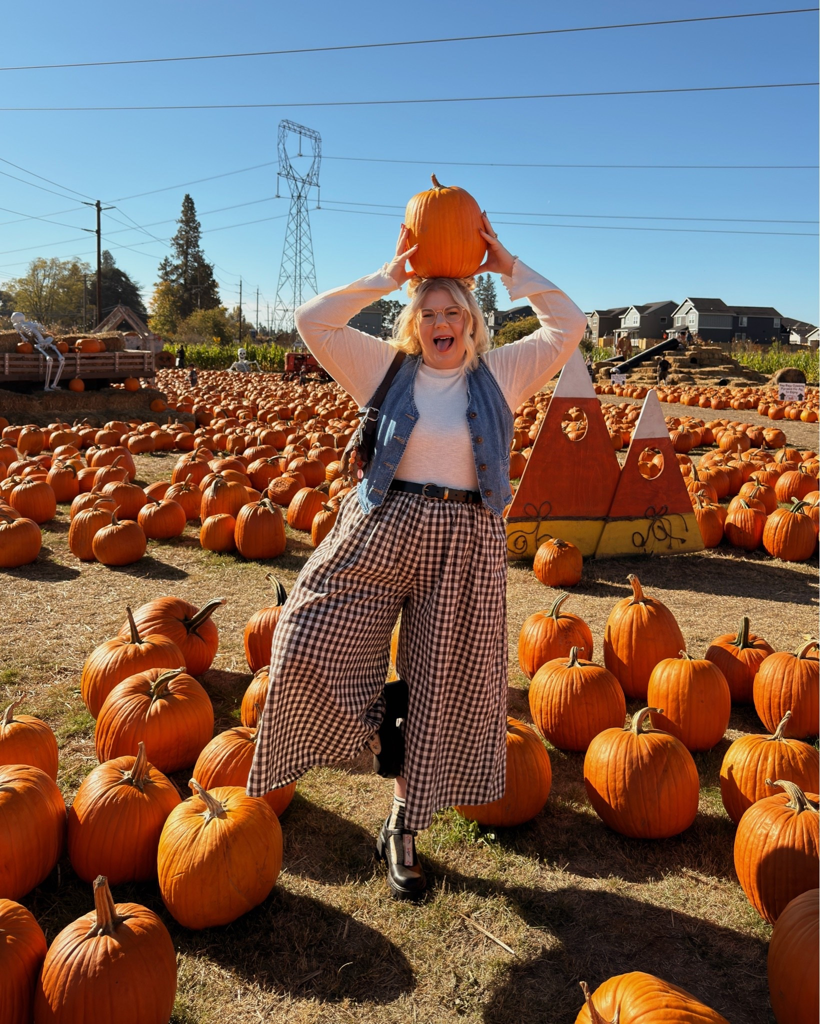 Pumpkin patch outfit!