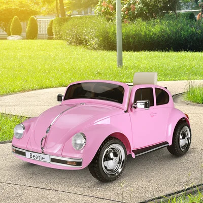 Volkswagen Beetle Electric Ride-On Car | Wayfair North America