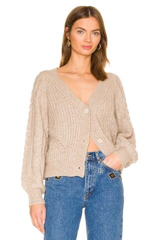 Weekend Stories Angelina Cardigan in Oatmeal from Revolve.com | Revolve Clothing (Global)