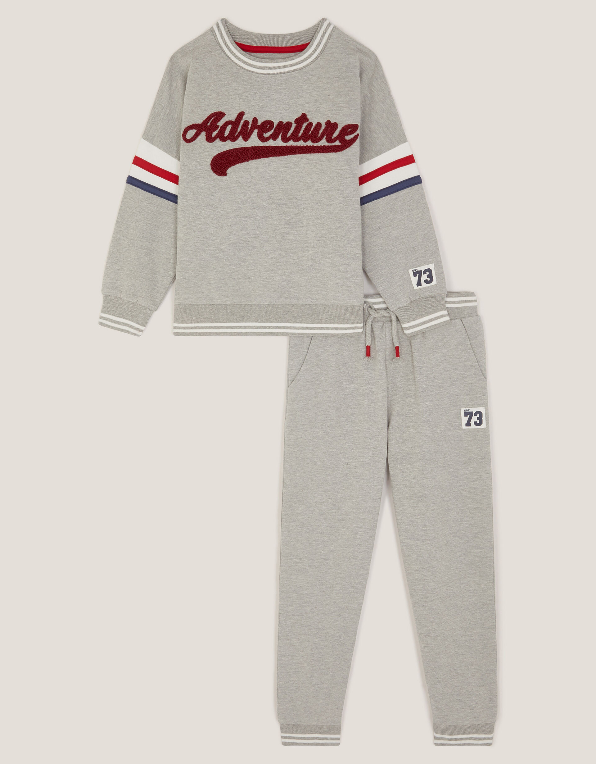 Adventure Sweatshirt & Joggers Set Grey | Monsoon (UK)