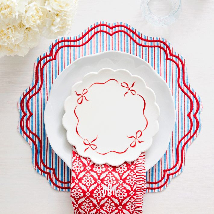 Scalloped Placemats, Set of 4 | Mark and Graham