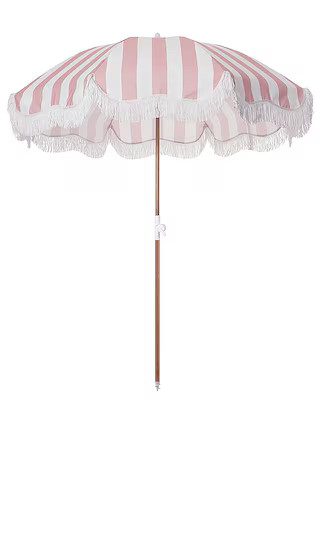 Holiday Beach Umbrella in Crew Pink Stripe | Revolve Clothing (Global)