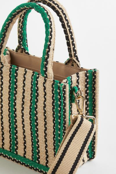 Jute-blend Mini Shopper | H&M (US + CA)