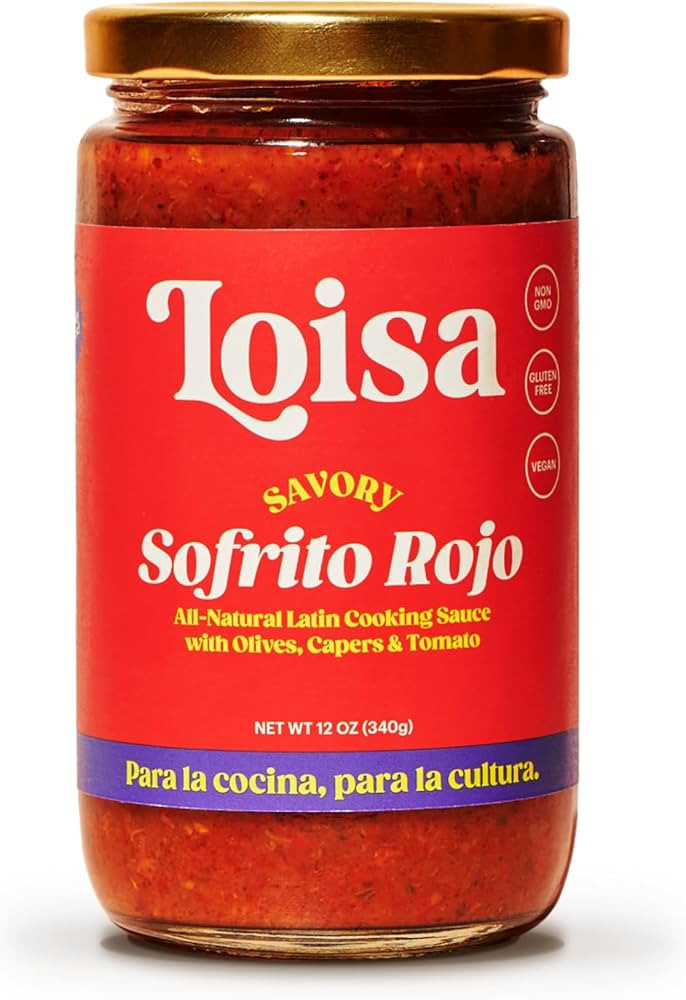 Loisa Sofrito Rojo Cooking Sauce, Non-GMO, No-MSG, No Preservatives, No Artificial Coloring, No A... | Amazon (US)