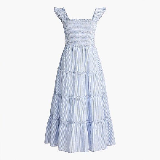 Smocked tiered midi dress
Item BF860

 3 REVIEWS
 | J.Crew Factory