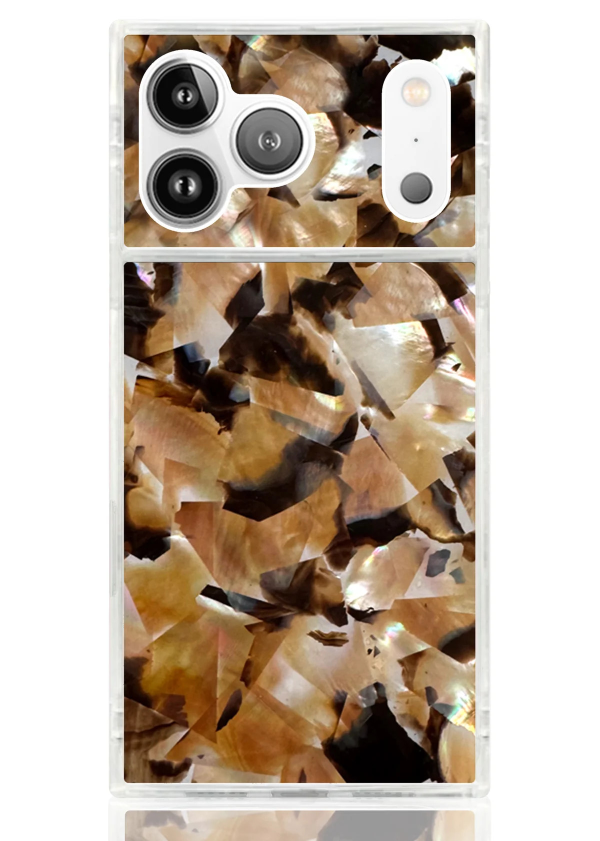 SQUARE® Brown Abalone Shell iPhone Case | FLAUNT