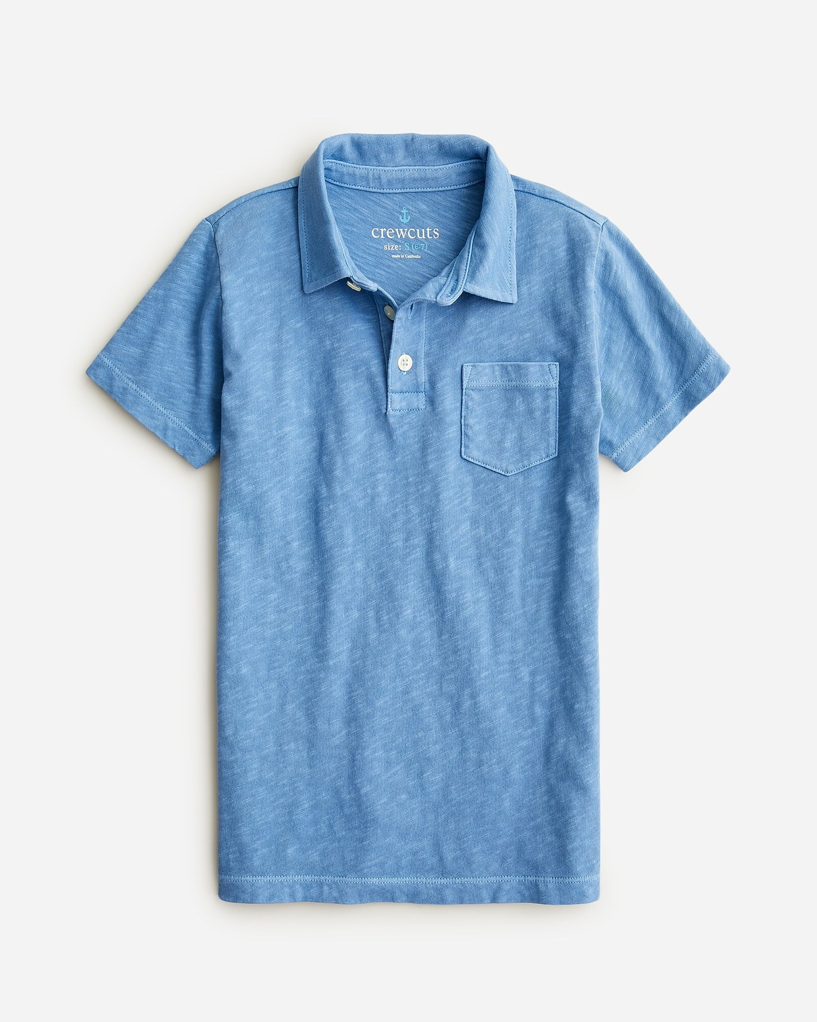 Kids' short-sleeve garment-dyed polo shirt | J. Crew US