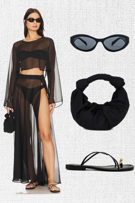 Beach ready! 

Loving the look of this Alaia Maxi Skirt and Crop Top in Black

Preorder the bag now and it will ship between 2/3/24- 2/13/24! 

#LTKtravel #LTKswim #LTKstyletip