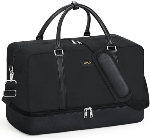 Amazon.com | IBFUN Weekender Bags for Women, 21" Weekender Travel Bag, Travel Duffle Bag with Sho... | Amazon (US)