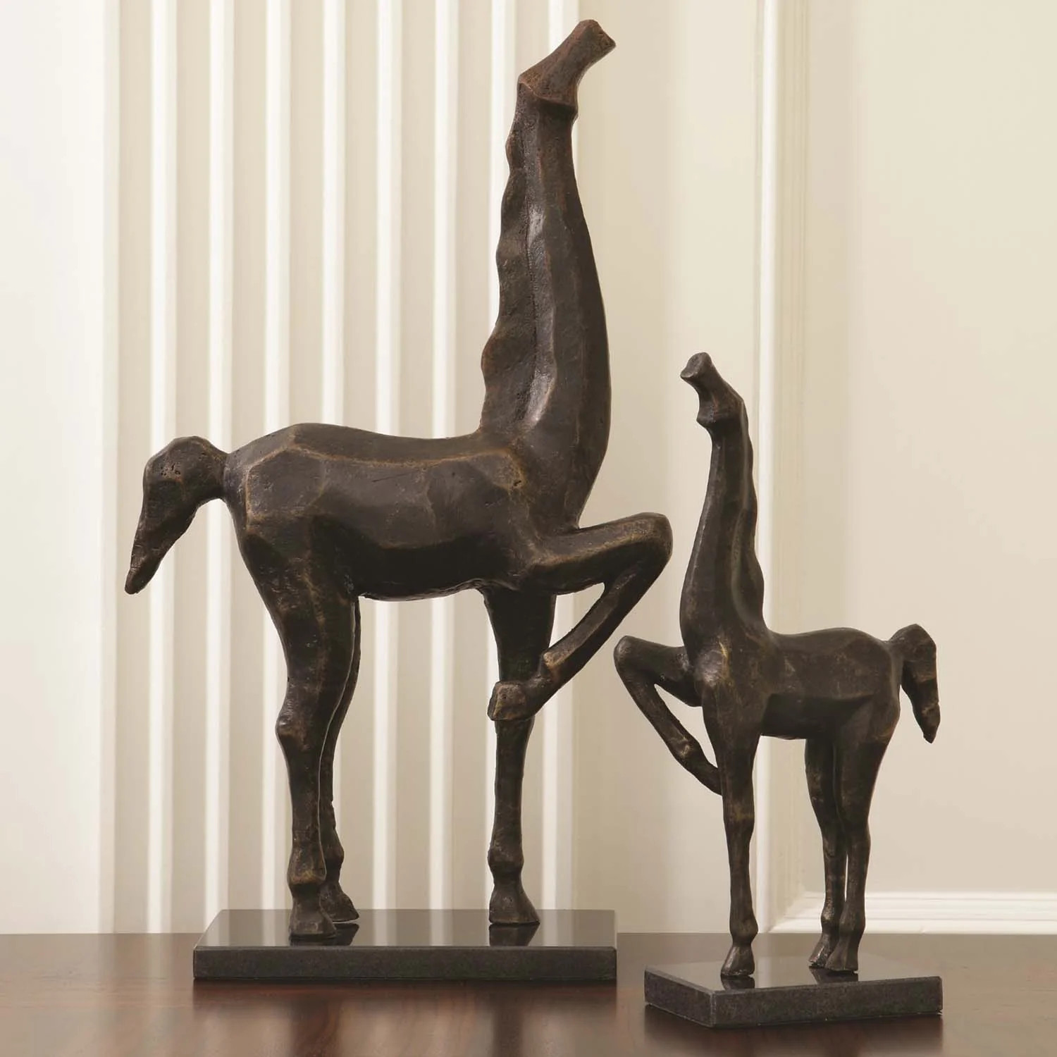 Global Views Cubist Horse | Paynes Gray Inc