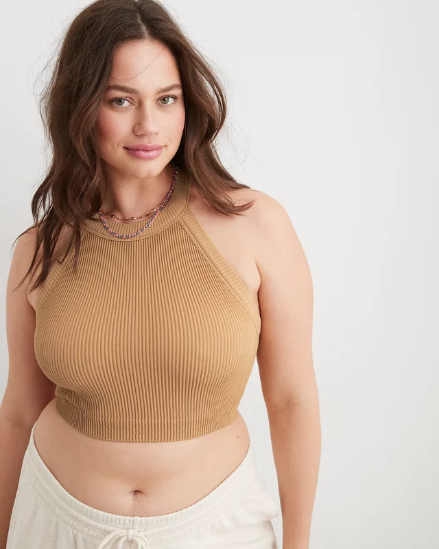 Superchill Seamless High Neck Bra Top | Aerie