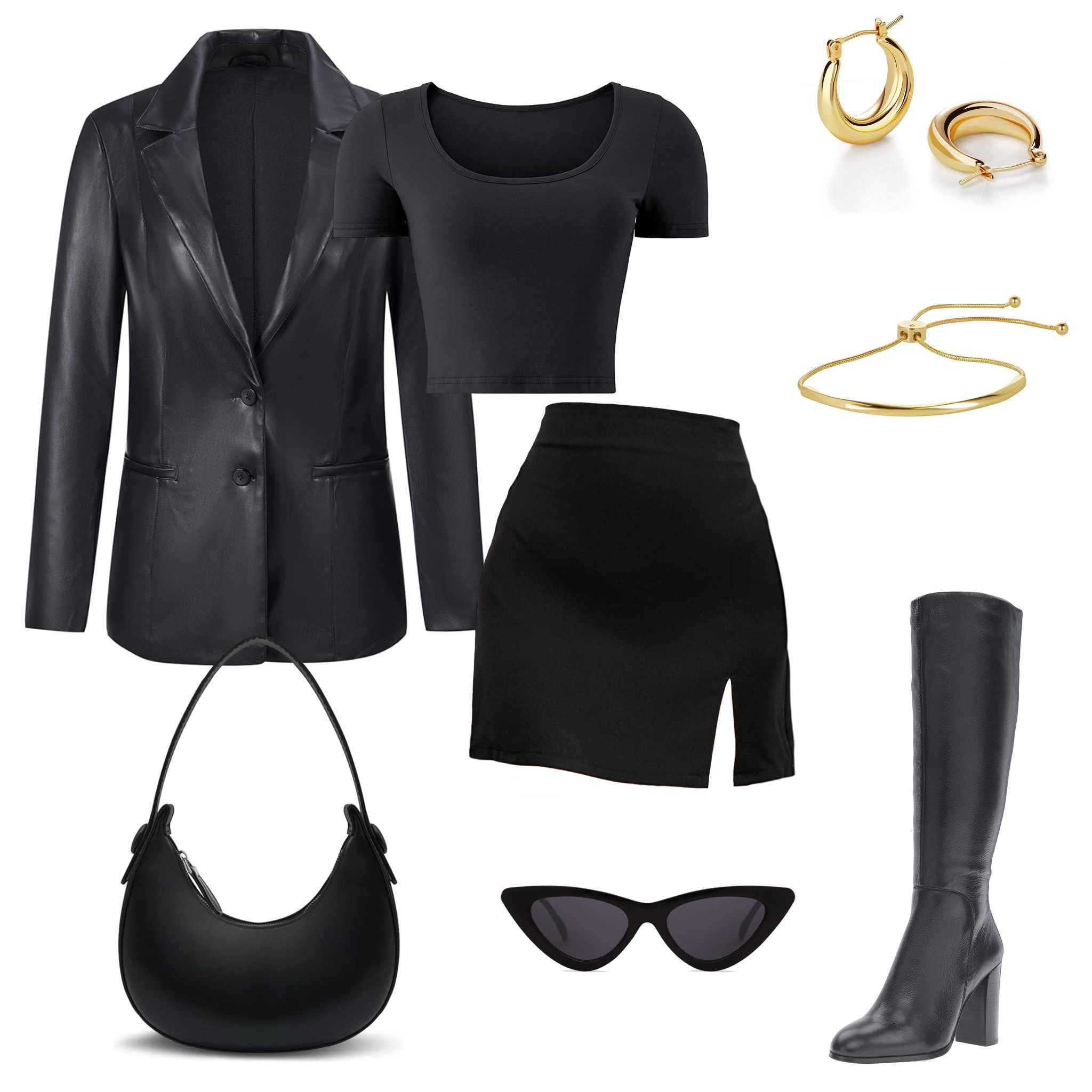 Casual all black winter outfit! #winteroutfit

#LTKstyletip #LTKSeasonal #LTKunder100