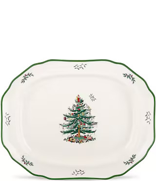 Spode Christmas Tree Sculpted 19" Platter | Dillard's | Dillard's