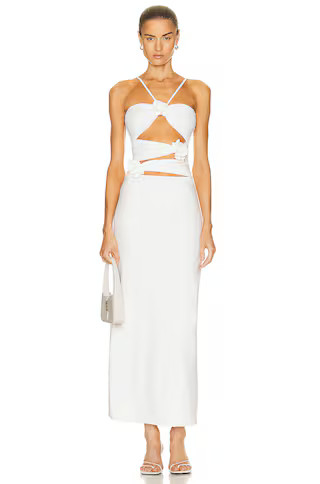 Maygel Coronel Veranera Dress in Off White - White. Size all. | FWRD 