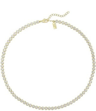 Electric Picks Jewel Collar Necklace - Gold | Dillard's