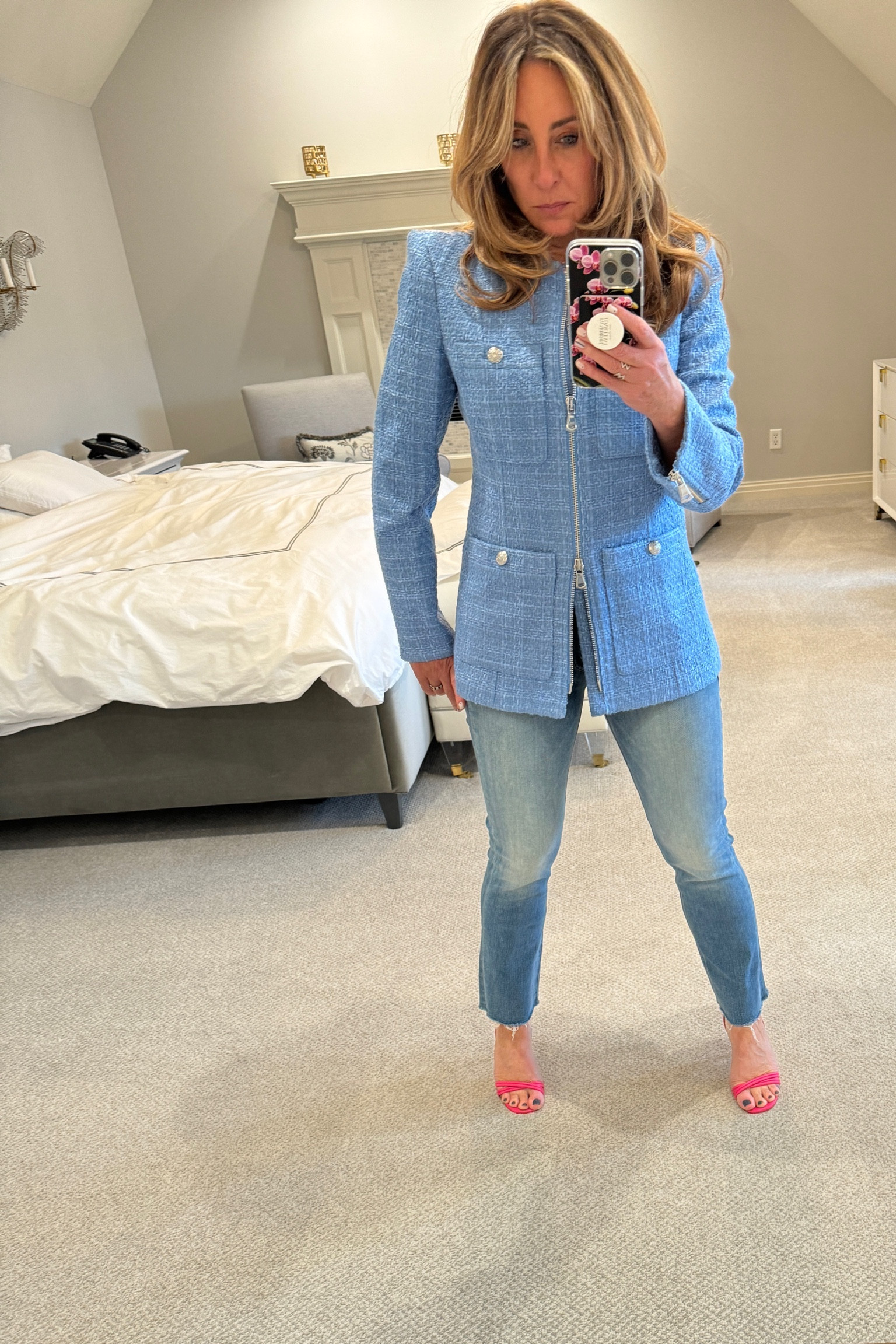 I am truly obsessed with the locket and zipper details in this jacket. So many different ways to dress this up and down  

#LTKstyletip #LTKSpringSale #LTKworkwear
