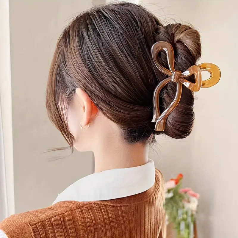 Bowknot Hair Clip Simple And Elegant Hair Clip For Back Hair - Temu | Temu Affiliate Program