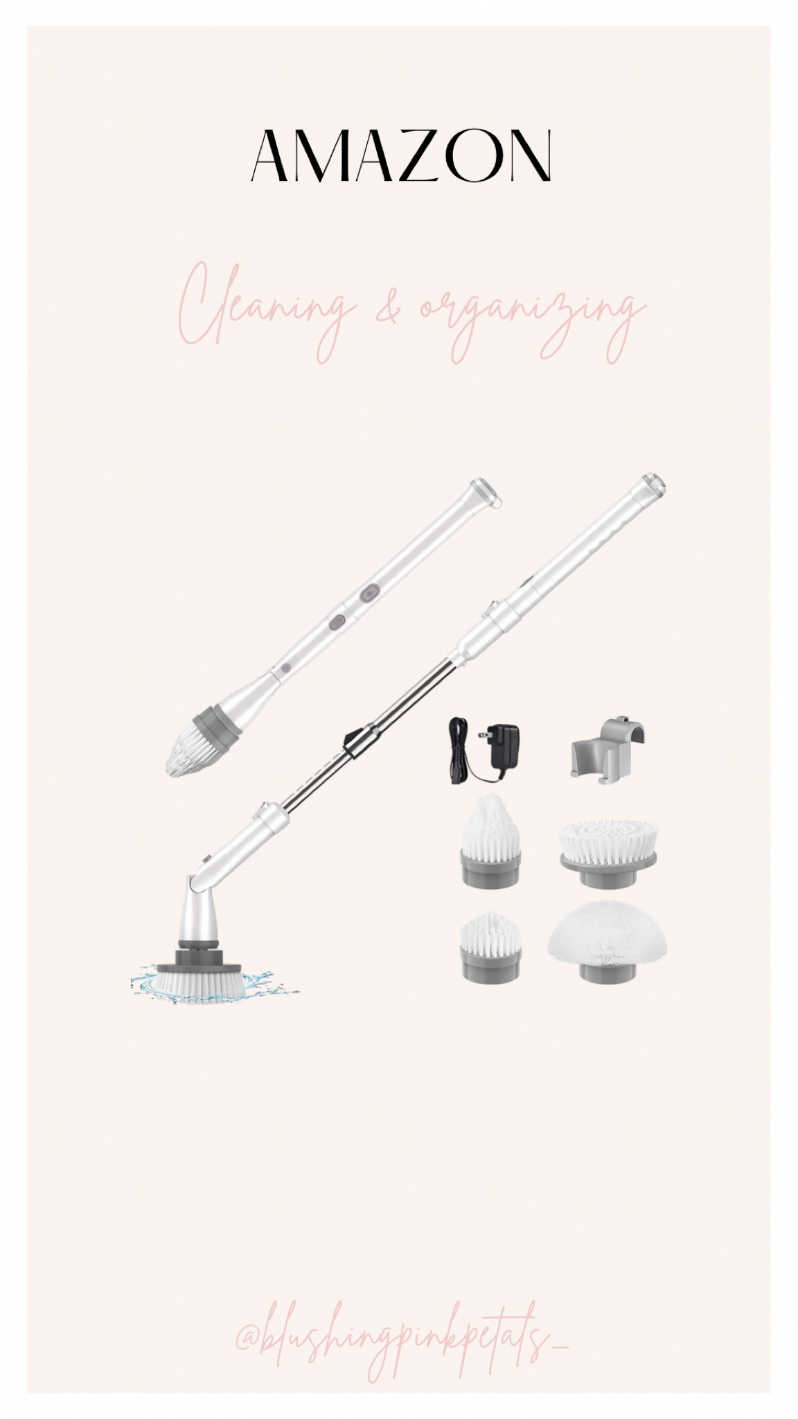 My electric cleaning brush set !! 

#LTKfamily #LTKhome #LTKunder100