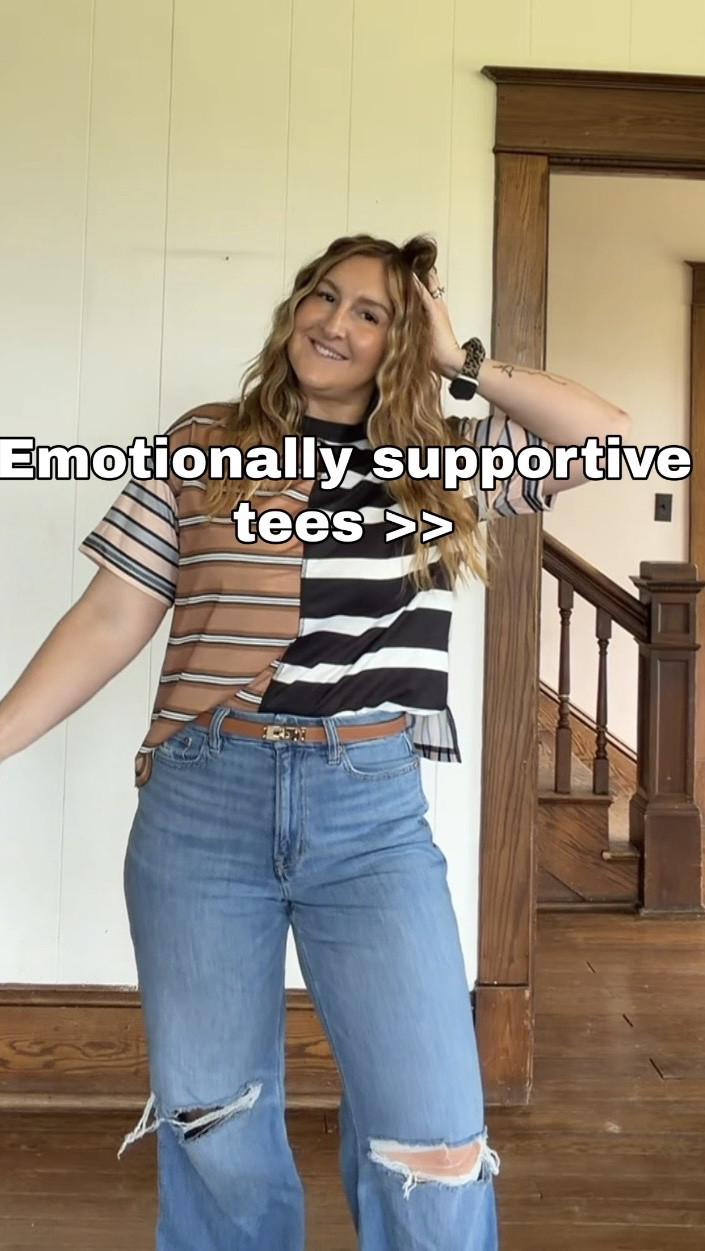 Cute shirts are great and all… but emotionally supportive oversized shirts? Different level 🤍

The kind you throw on for errands, coffee runs, school pickup, “I have nothing to wear” days, and somehow still feel cute in every single time.

Small town mom uniform at this point 🫶