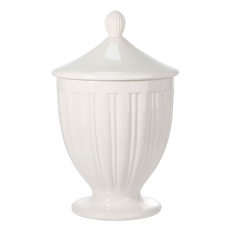 17.7In Off White Ceramic Ginger Jar | At Home