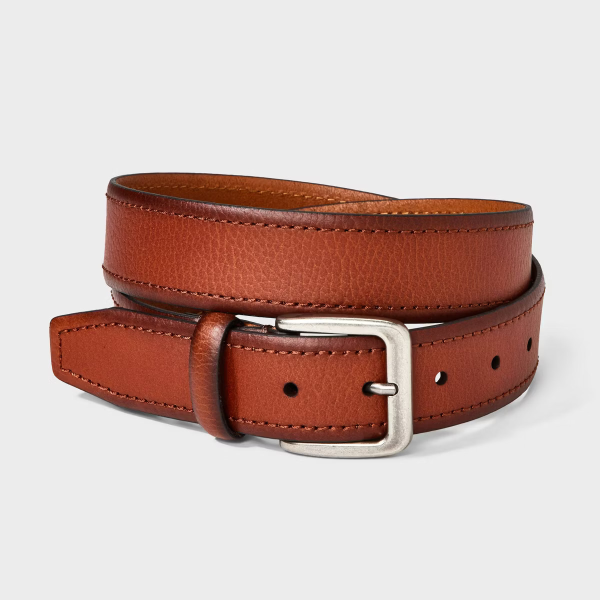 Men's Leather Dress Belt - Goodfellow & Co™ Tan | Target