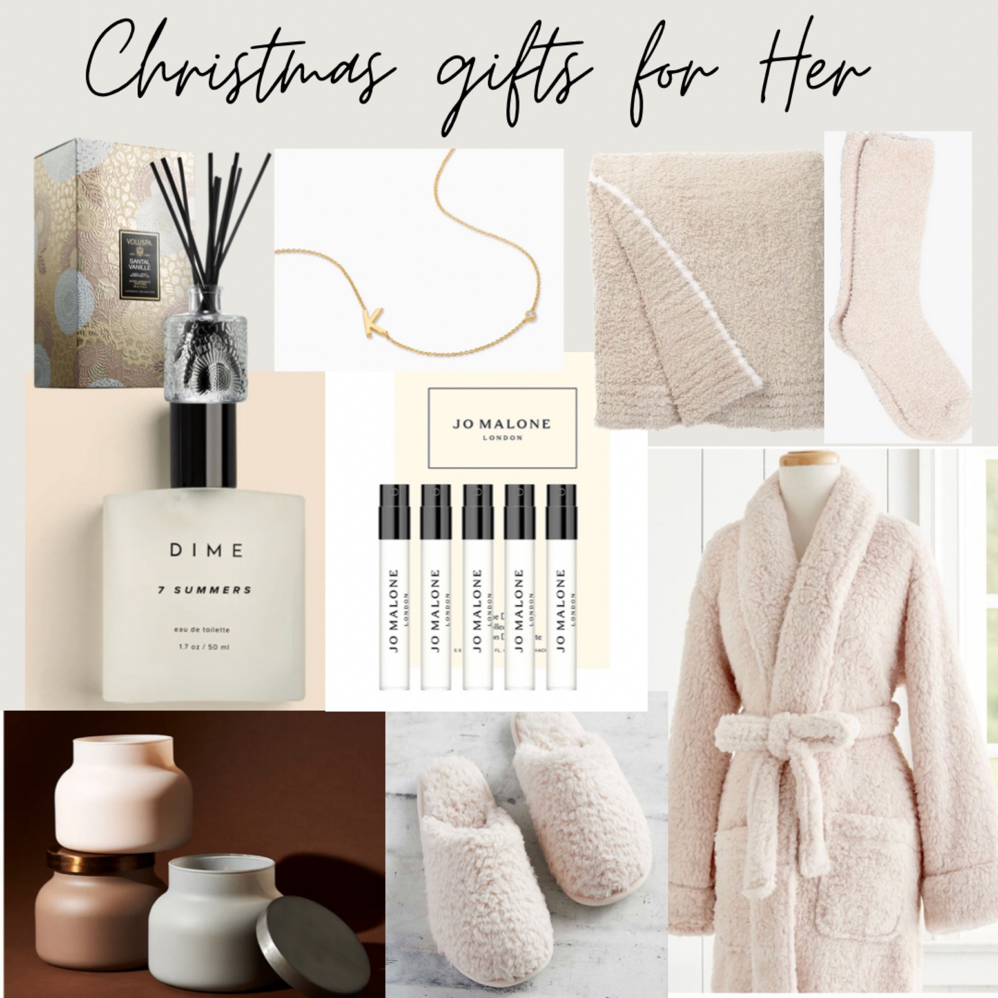 Christmas gifts for her, gift guide, gift guide for her, Sherpa robe, perfume, initial necklace, Christmas gifts, stocking stuffers

#LTKHoliday #LTKunder50 #LTKSeasonal