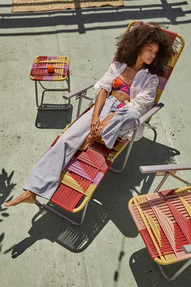 Outdoor Woven Chaise | Urban Outfitters (US and RoW)