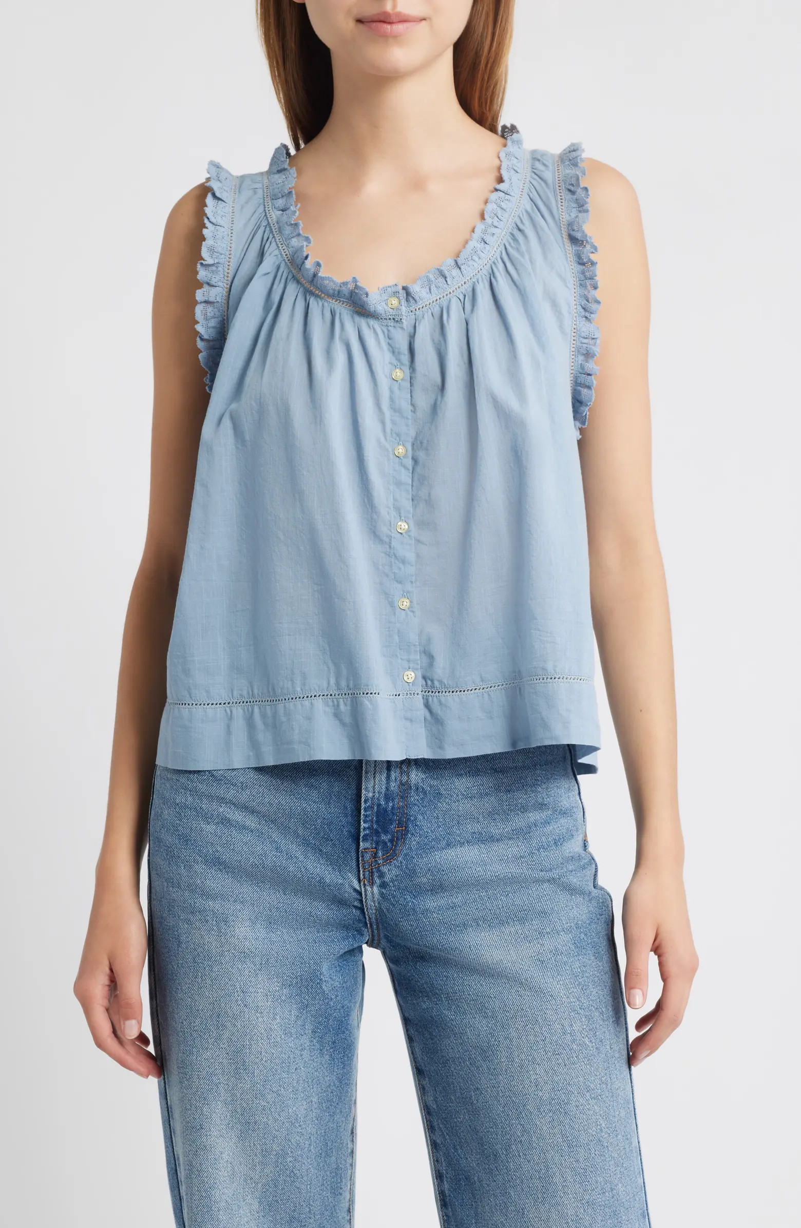 The Vignette Lace Sleeveless Top | Nordstrom