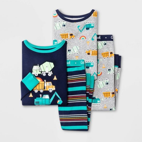 Toddler Boys' 4pc Snug Fit Pajama Set - Cat & Jack™ Navy | Target