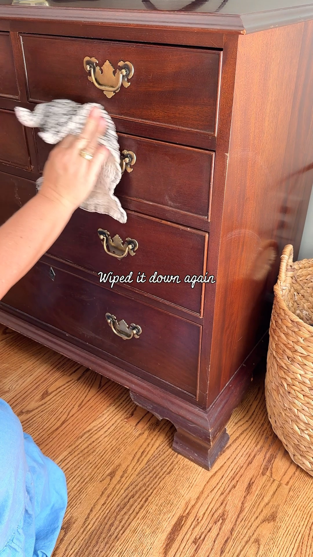 I bought this vintage mahogany chippendale dresser for $65! Let’s clean her up a bit.

#LTKHome