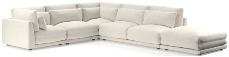 Plush 5-Piece Sectional + Reviews | Crate & Barrel | Crate & Barrel