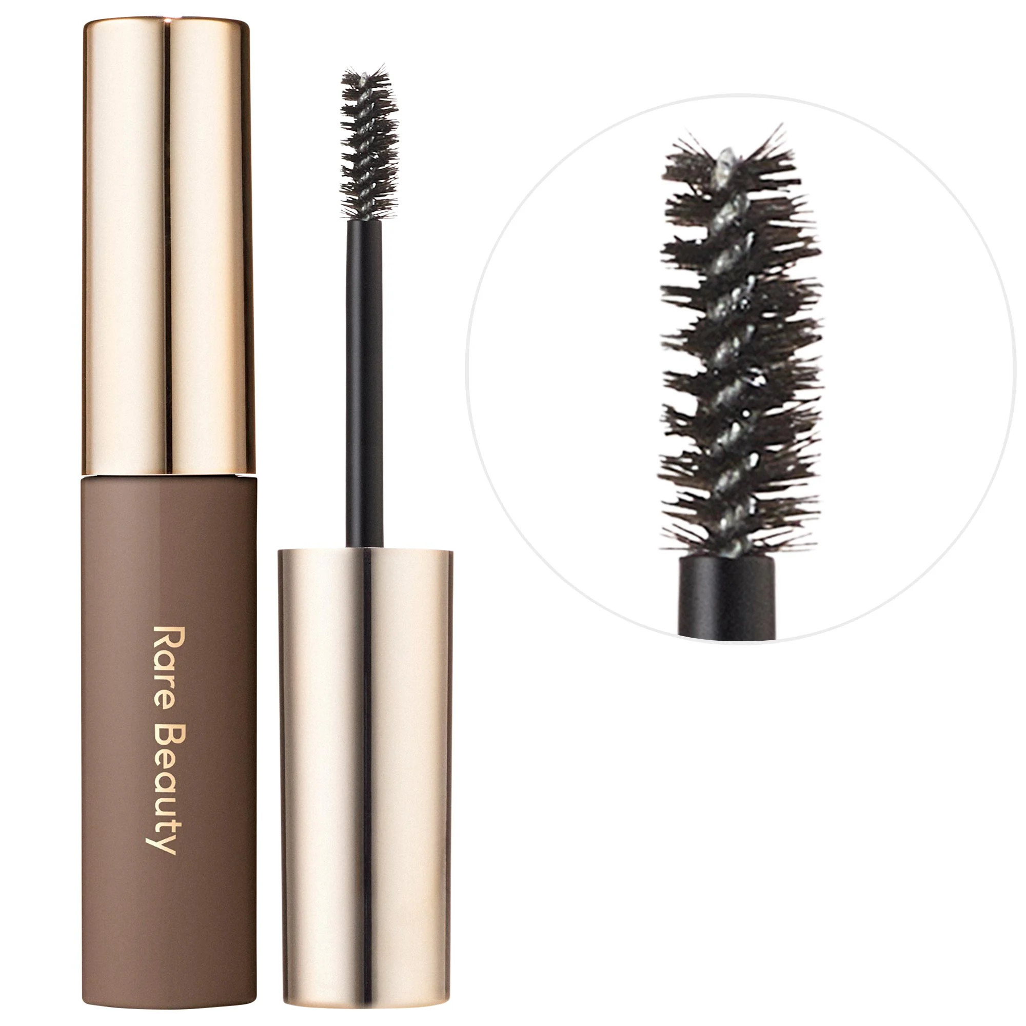 Rare Beauty by Selena Gomez Brow Harmony Flexible Lifting and Laminating Eyebrow Gel Cool Brown 0.15 oz/4.5 g | Sephora (US)
