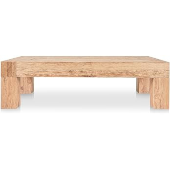 Zephyrine Coffee Table, Reclaimed Oak Frame, Oak Veneer, Rectangular, Natural Finish | Amazon (US)