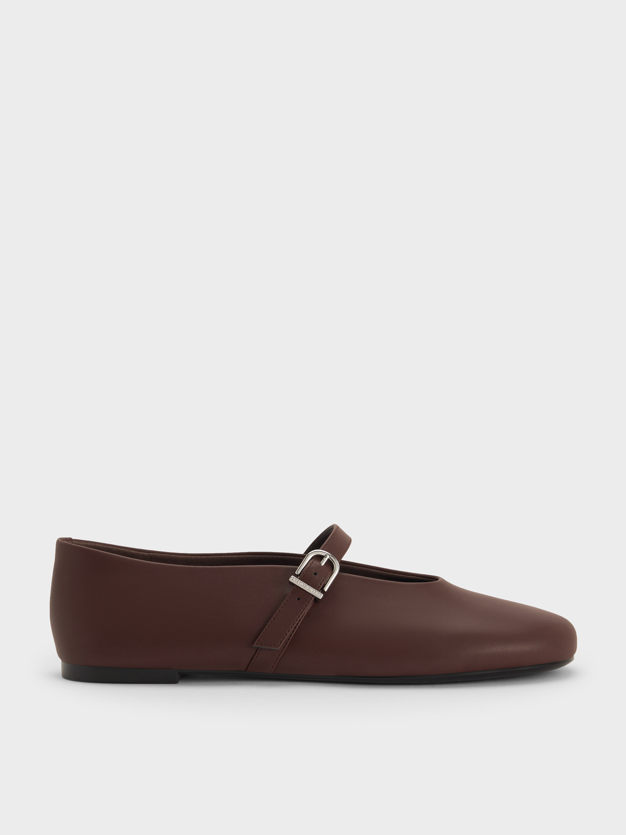 High-Vamp Mary Janes
    
         - Dark Brown | Charles & Keith US