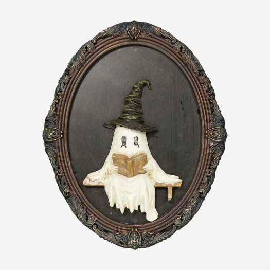 Black &amp; Bronze Tone 3D Ghost Wall Decor 30x25cm | TK Maxx