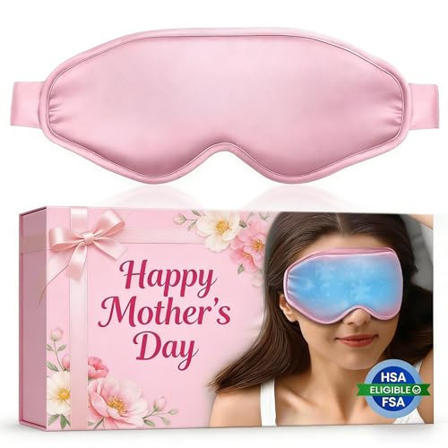 Mothers Day Gifts for Women, Ice Eye Pack for Self Care Gifts, Cooling Eye Gel Sleep Mask for Puffy Eyes - Fsa Eligible Items Hsa, Perfect Birthday Gifts for Mom (Pink) | Amazon (US)