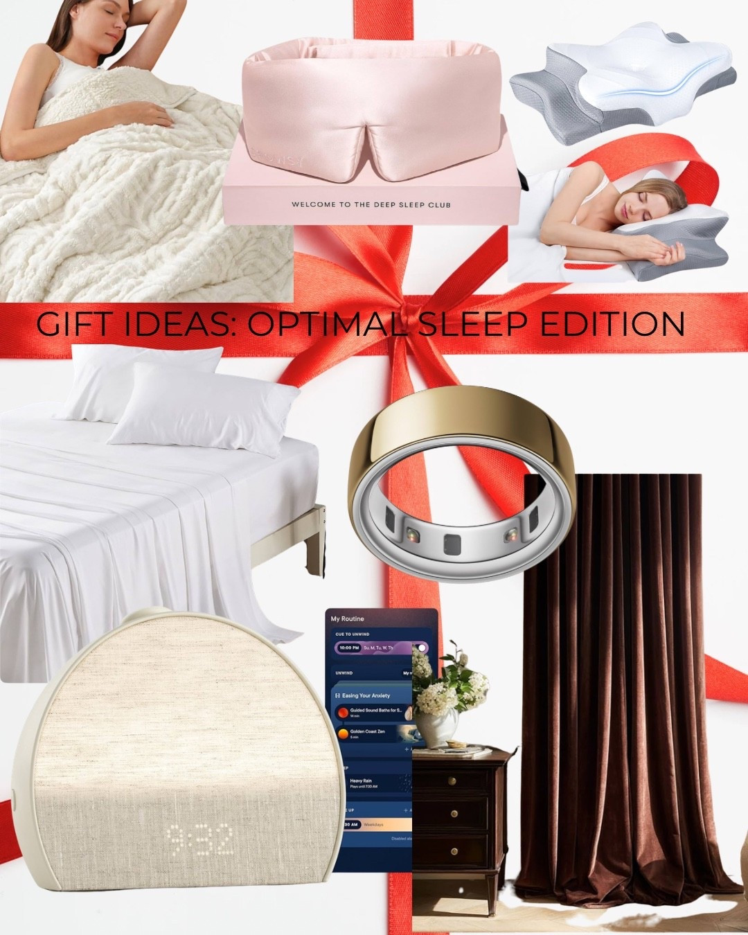 Sleep has been HIGH in my priority list for this year and it’s the best GIFT you have give someone who’s on a mission for better quality of life. 

PS if you’re sleep training I HIGHLY recommend the HATCH it’s been a lifesaver for us!!