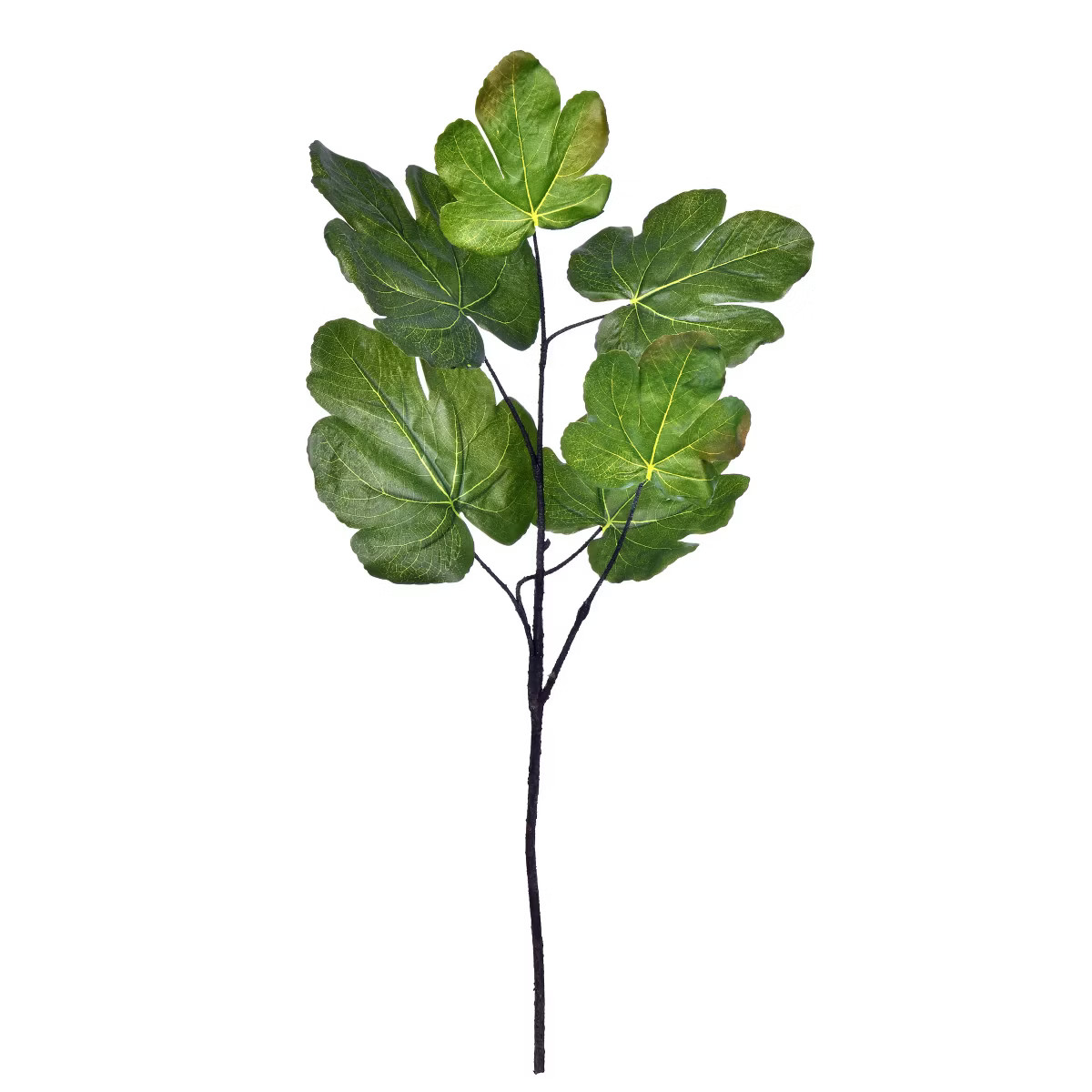 Vickerman 26" Artificial Green Fig Leaf Spray. Includes 3 sprays per pack. | Target