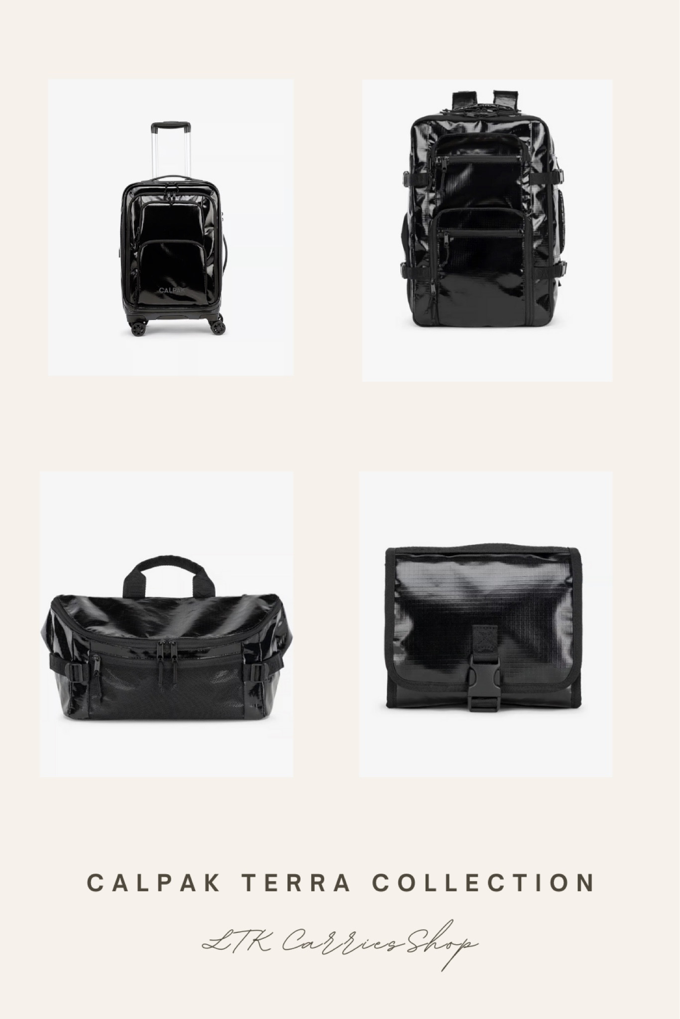 The chic, shiny Terra collection from Calpak is now on sale 🔥 

#LTKTravel #LTKxNSale #LTKItBag