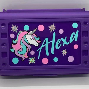 Kids Personalized Pencil Box | Personalized School Supplies | Personalized Pencil Box | Back to S... | Etsy (US)