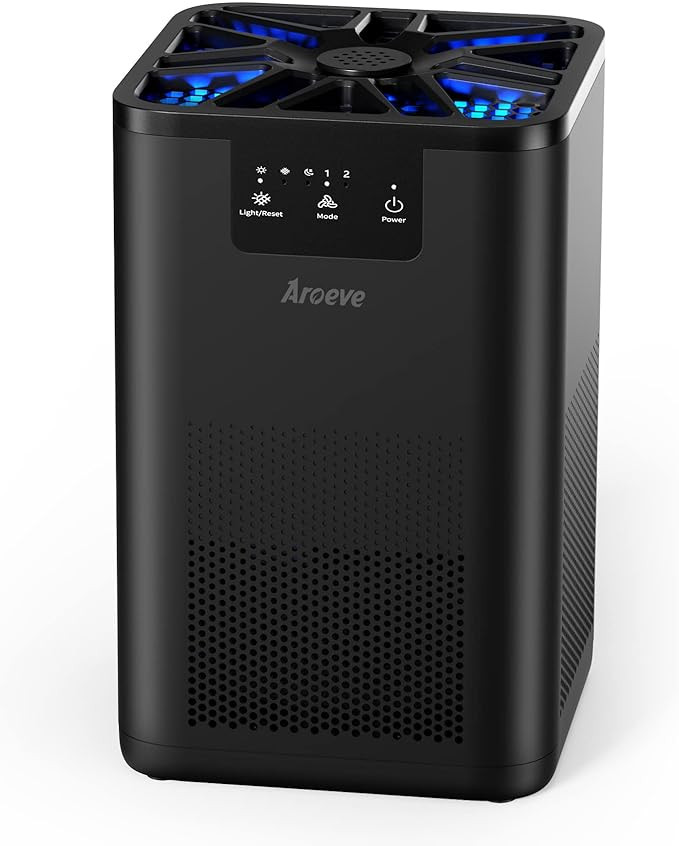 AROEVE Air Purifiers for Bedroom Air Purifier With Aromatherapy Function For Pet Smoke Pollen Dan... | Amazon (US)