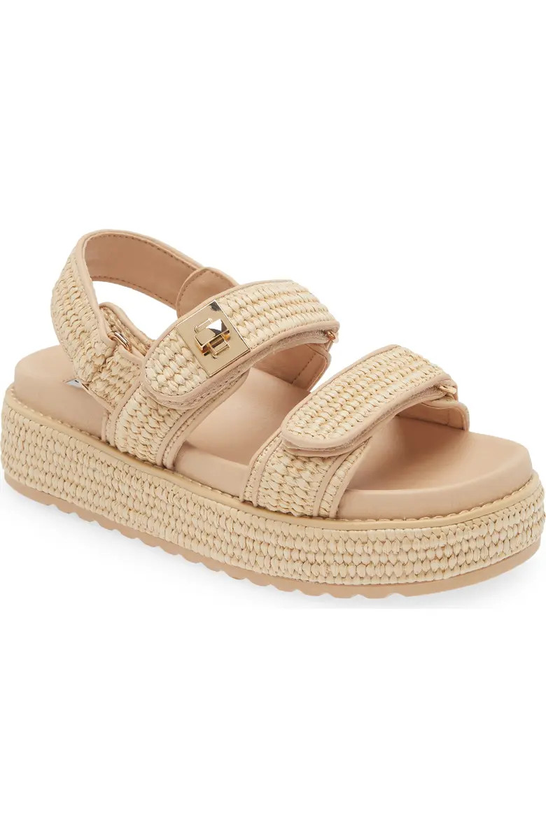 Bigmona Raffia Platform Sandal (Women) | Nordstrom