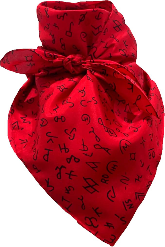 100% Silk Cowboy Bandana Wild Rag Brands Print Scarf 34.5" 42" Multiple Colors | Amazon (US)
