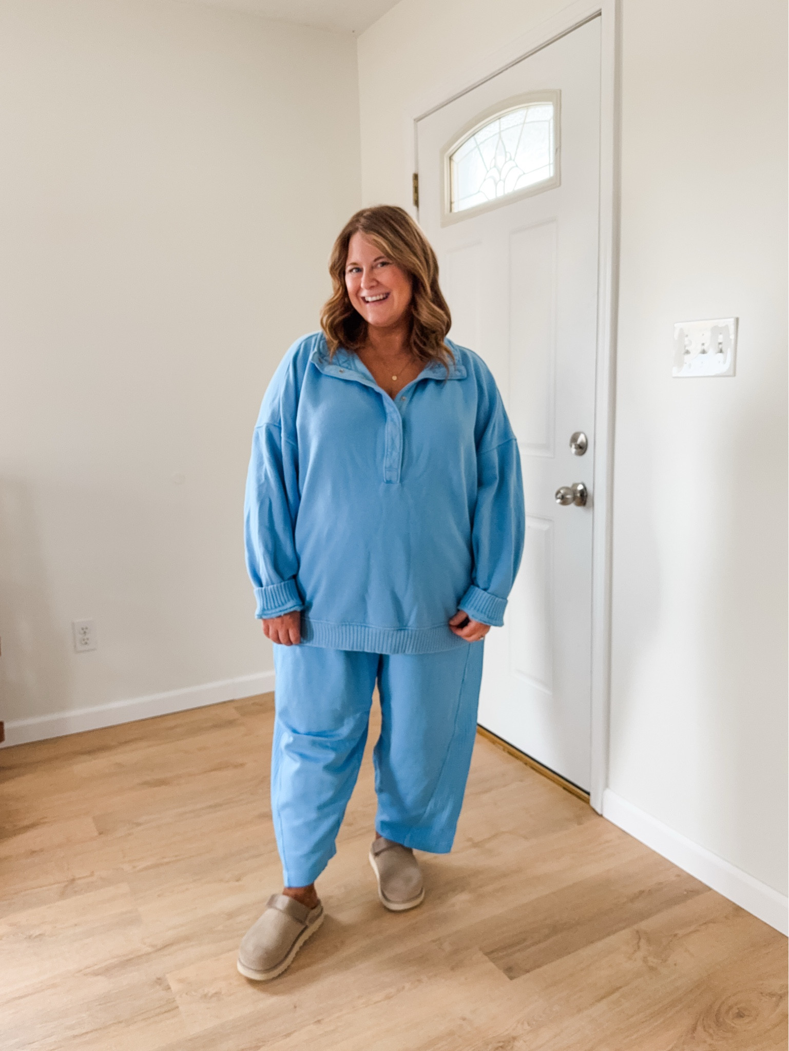 My favorite aerie sweatshirt! Wearing an XL (I sized up for the bump but ususally do a large). Wearing an XL in the sweatpants (regular length)  

#LTKBump #LTKSaleAlert #LTKMidsize